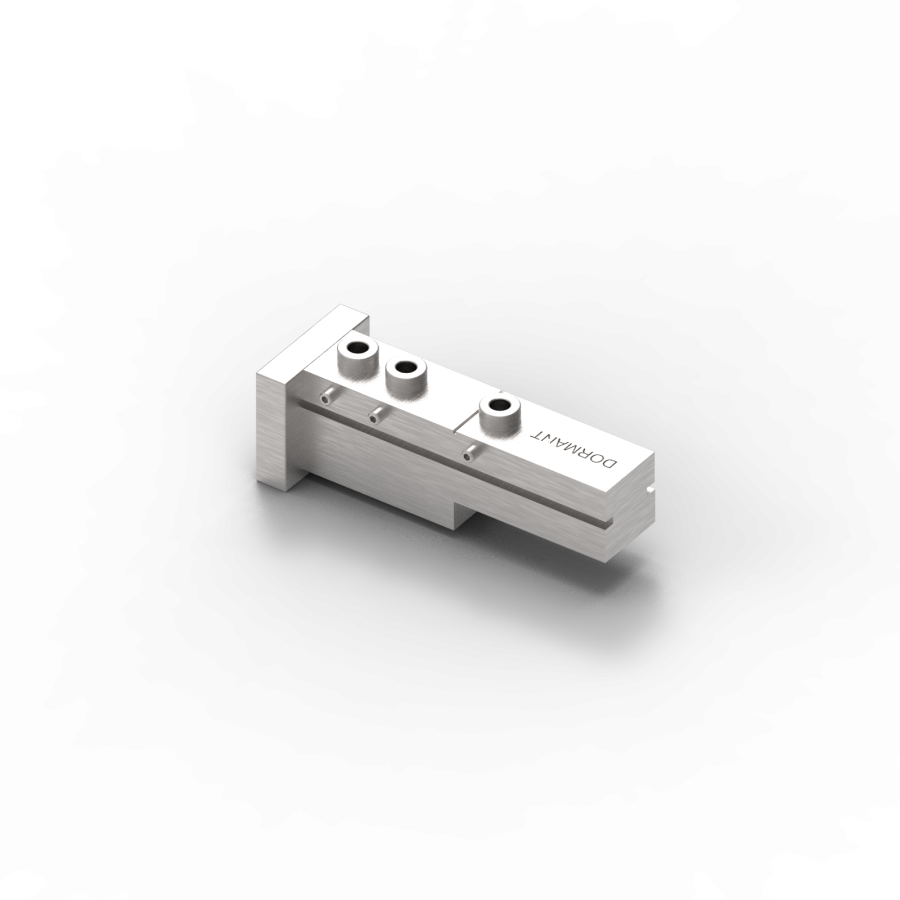 Drilling template for swing door handles