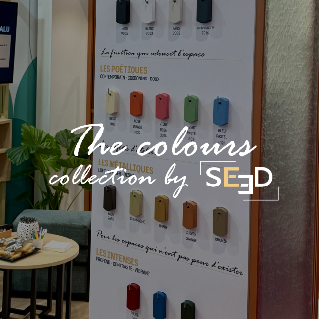 New colours collection by SEED: colour at the service of interior design!