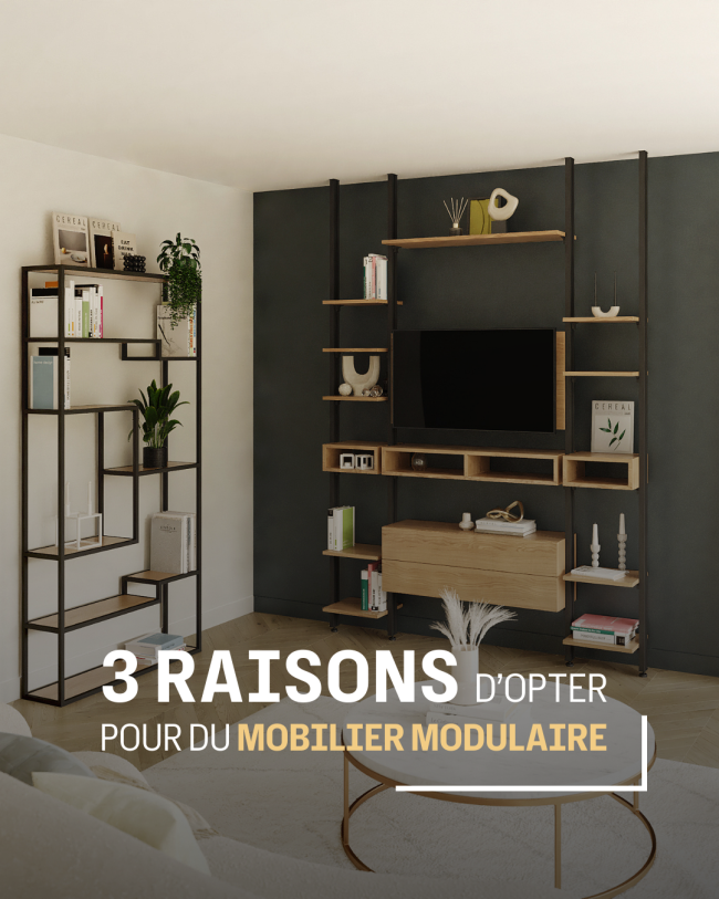 Mobilier modulaire : la solution design pour optimiser les espaces