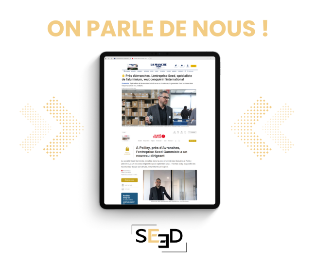 SEED à la Une : notre expertise en menuiserie aluminium mise en lumière par la presse locale