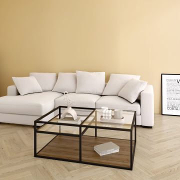 Table basse modulaire en aluminium