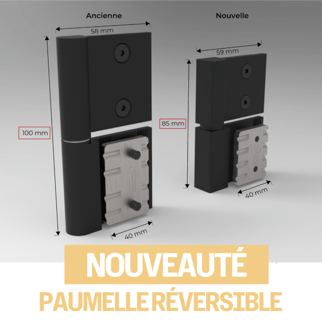 Nouvelle paumelle réversible SEED : un design repensé pour plus de performance et de simplicité