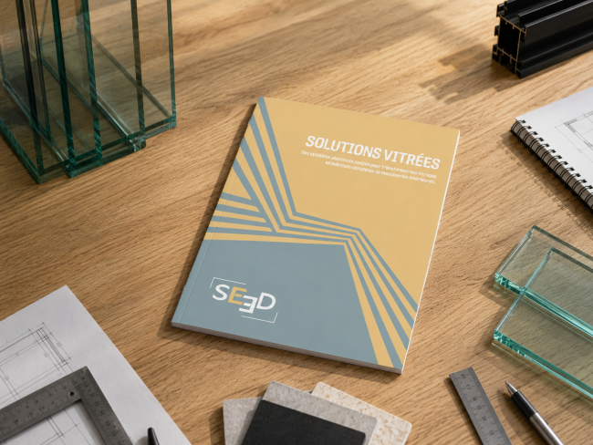 Solutions vitrées : la nouvelle brochure SEED dédiée aux professionnels du vitrage