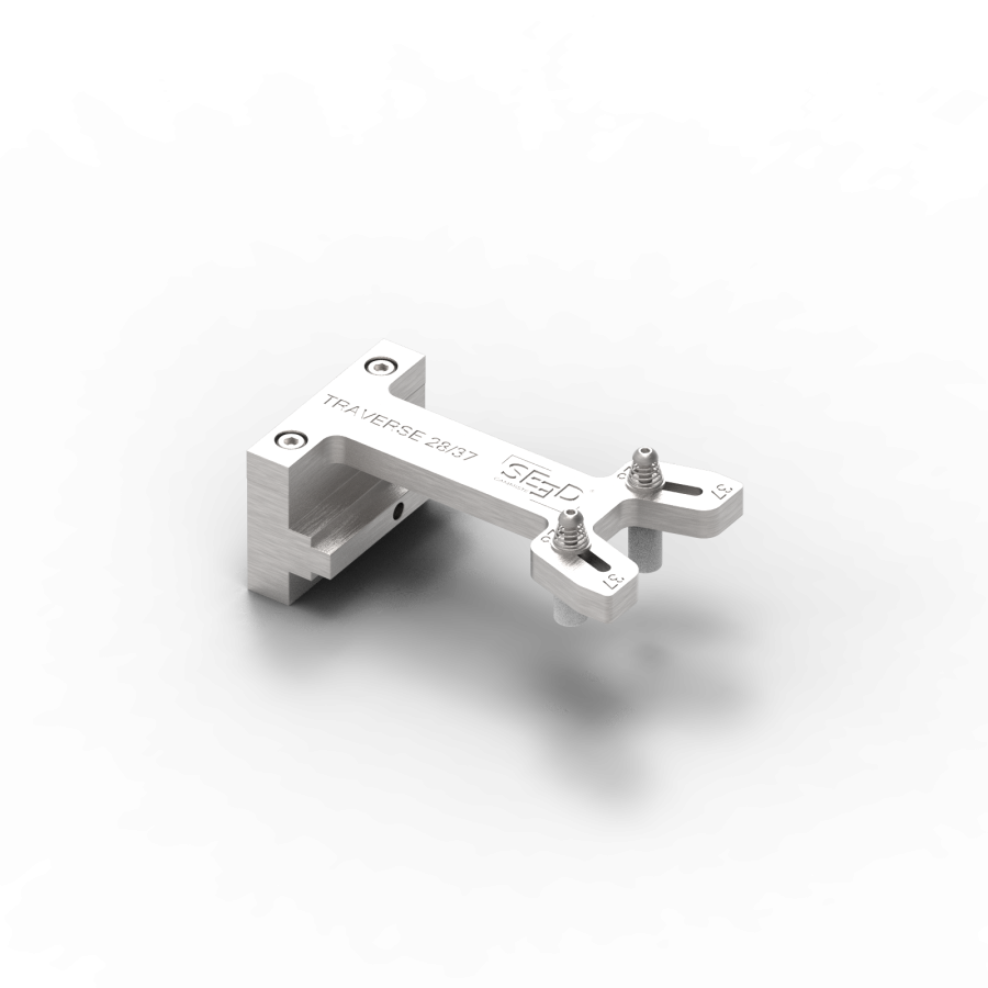 Drilling template for swing door handles